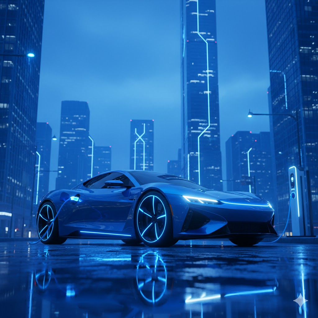 Modern automotive vehicle representing Skill-Lync automotive training