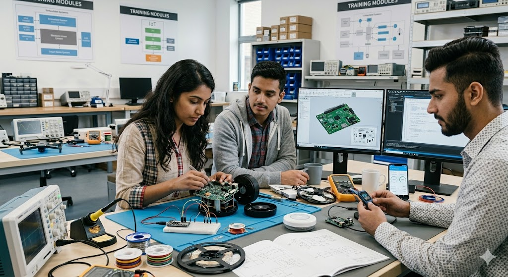 Next-generation consumer electronics hardware featured in Skill-Lync training