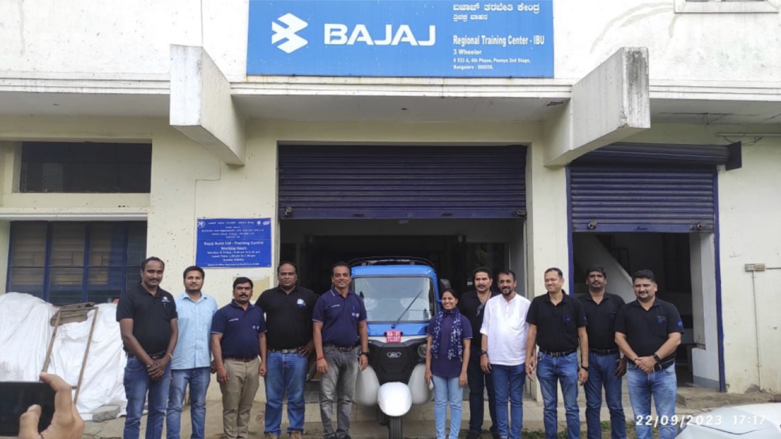 Bajaj Auto 3W EV training program