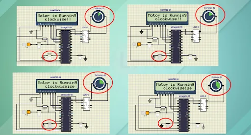 DC Motor Control Using L293 Driver